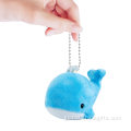 China Custom Key Ring Toy Doll Whale Plush Keychain Manufactory